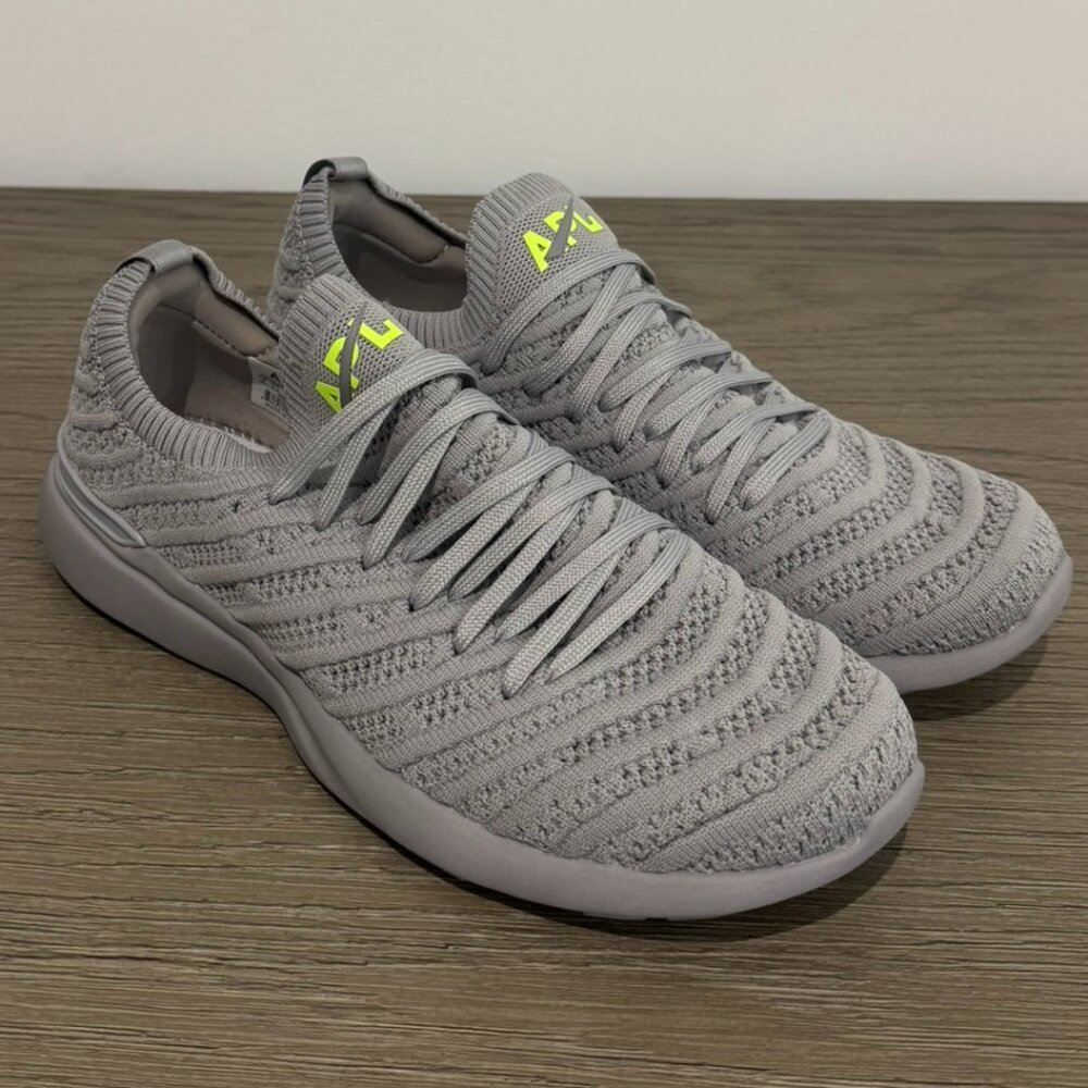APL Women's TechLoom Wave Grey Sneakers - Size 8 - NEW!